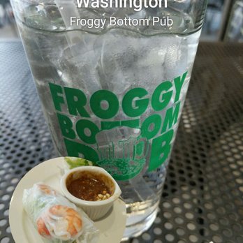 Froggy Bottom Pub - Shrimp spring rolls with yummy peanut sauce. - Vietnamese Near Me - Washington, DC, District of Columbia Froggy Bottom Pub - Shrimp spring rolls with yummy peanut sauce. - Vietnamese Near Me - Washington, DC, District of Columbia