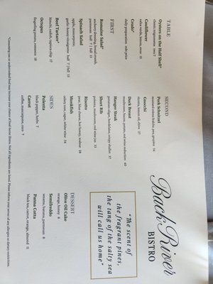 Menu photo 7 Back River Bistro Wiscasset, ME Menu photo 7 Back River Bistro Wiscasset, ME