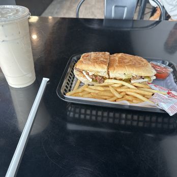 DonTortas - La Burquea#14 with a Large Horchata - Mexican Near Me - Albuquerque, New Mexico