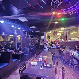 Inside passed 9PM - club vibe Inside passed 9PM - club vibe