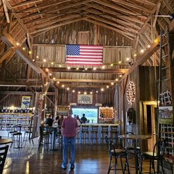 The Fox Barn Market & Winery - Inside our over 100 year old barn.
