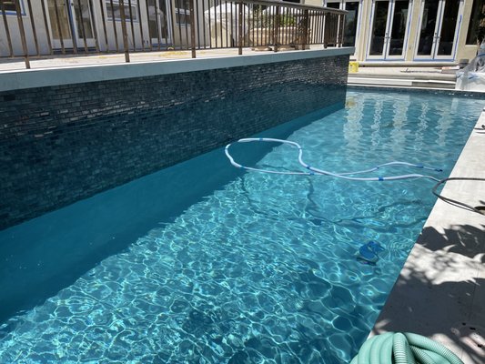 Pool cleaning - A sparkling clean pool done by Deep Blue sea Pool cleaning