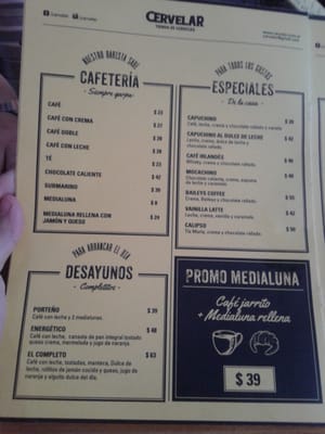 Menu photo 3 Cervelar Buenos Aires, C