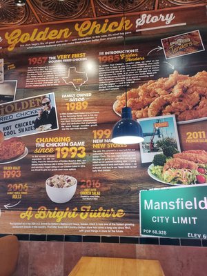 Menu photo 1 Golden Chick Mansfield, TX