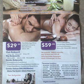 A Great Massage - Flyer page 1 - Massage Near Me - Memphis, Tennessee