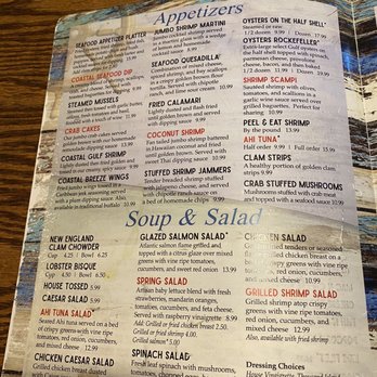 Coastal Breeze - Menu - Seafood Near Me - Buford, Georgia Coastal Breeze - Menu - Seafood Near Me - Buford, Georgia