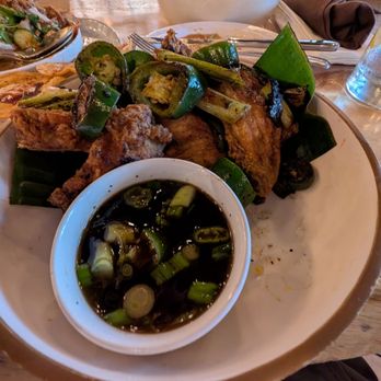 Luna - Salt & Pepper wings with soy based sauce on the side - Tacos Near Me - Bakersfield, California
