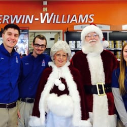 Sherwin-Williams Paint Store - Even Santa shops at Sherwin Williams!