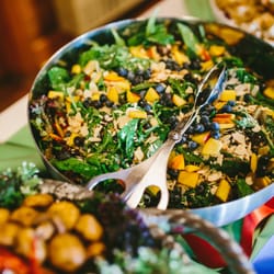 Honey! I'm Home! - Fabulous salad, spinach, blueberries