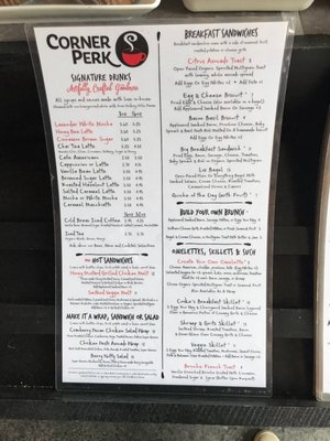 Menu photo 6 Corner Perk Bluffton, SC