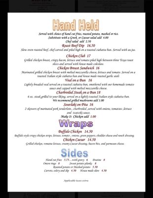 Menu photo 8 Occasions Restaurant Toronto, ON Menu photo 8 Occasions Restaurant Toronto, ON