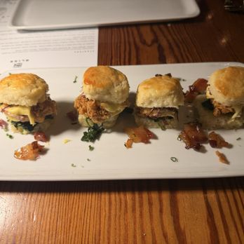 Bliss - Oyster sliders - New American Near Me - San Antonio, Texas