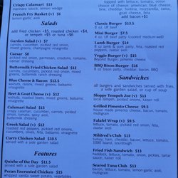 New Deal Cafe - Today's menu