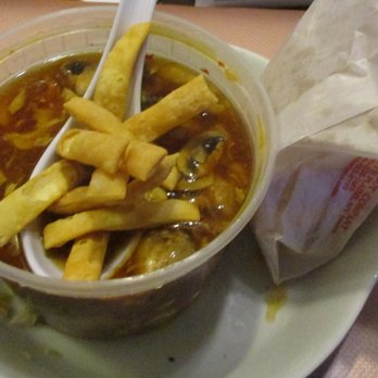Top's China - Top's China, New Kent: Hot & Sour Soup with noodles purchased by the restaurant.That,alone will prevent me from ordering H&SS in the future. - Chinese Near Me - New Kent, Virginia Top's China - Top's China, New Kent: Hot & Sour Soup with noodles purchased by the restaurant.That,alone will prevent me from ordering H&SS in the future. - Chinese Near Me - New Kent, Virginia