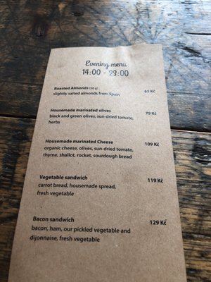 Menu photo 1 Café Letka Prague, PR Menu photo 1 Café Letka Prague, PR
