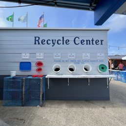 Bus your own tables and dispose of your trash accordingly