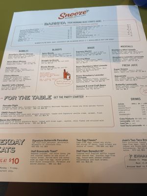 Menu photo 8 Snooze, an A.M. Eatery Tustin, CA