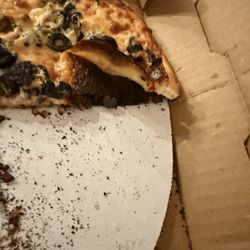 Reziero's NY Pizza - 12'' Half and Half Specialty charred in the pits of Mordor