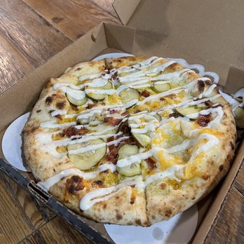 Toss & Fire - Bit of a Pickle - Pizza Near Me - Camillus, New York Toss & Fire - Bit of a Pickle - Pizza Near Me - Camillus, New York