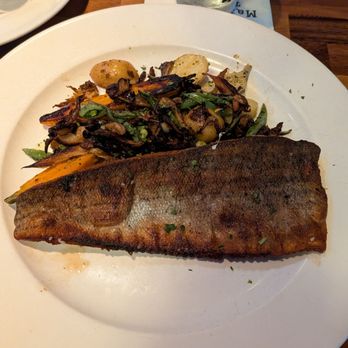 Marlow's Tavern - Pan seared trout - New American Near Me - Orlando, Florida Marlow's Tavern - Pan seared trout - New American Near Me - Orlando, Florida