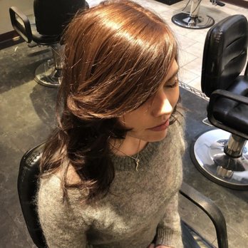 Robert's Salon & Spa - After beautiful and smooth and layered, no more dead ends and out grown bangs!! - Hair Salons Near Me - Belmont, Massachusetts