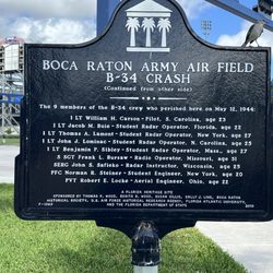 Boca Raton Army Air Field B-34 Crash