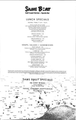 Menu photo 8 Sam's Sunset Seabrook, TX Menu photo 8 Sam's Sunset Seabrook, TX
