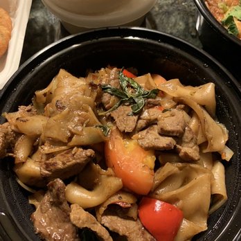 Sabai Sabai Simply Thai - Drunken Noodles with beef - Thai Near Me - Germantown, Maryland