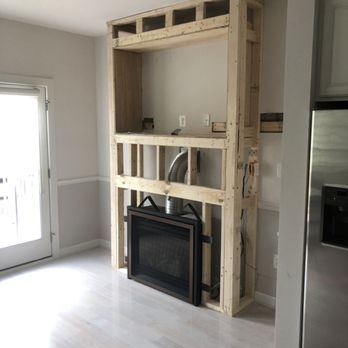 Nova Fire Design - Regency direct vent w/ frame for built in TV - Fireplace Services Near Me