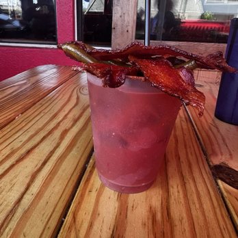 Crabcake Factory USA - Bloody Mary with bacon - Seafood Near Me - Ocean City, Maryland Crabcake Factory USA - Bloody Mary with bacon - Seafood Near Me - Ocean City, Maryland
