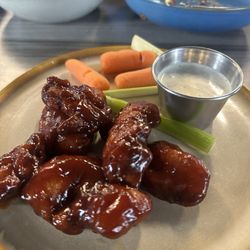 Fire-Spice Chicken & Cocktails - BBQ Boneless Chicken Wings