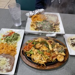 Mr. Pancho’s Mexican Restaurant - Chicken & shrimp fajitas