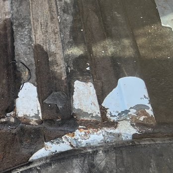 Ziebart - Areas where the lining is coming off, Ziebart states they cannot help as it is rusted.  It is rusted because the product failed... - Auto Detailing Near Me - Plainfield, Indiana