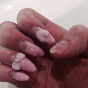 Glam Nail Studio - Nails just a few days after getting them done - Nail Salons Near Me - Richmond, British Columbia