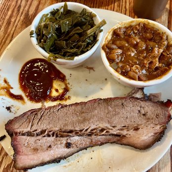 Reverend's BBQ - Brisket plate with collard greens and the best baked beans ever!! - Barbeque Near Me - Portland, Oregon Reverend's BBQ - Brisket plate with collard greens and the best baked beans ever!! - Barbeque Near Me - Portland, Oregon