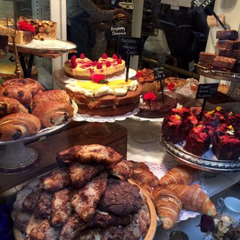 De Laatste Kruimel - Pumpkin Pie (top left) looks so good & Raspberry Cheesecake. - Coffee & Tea Near Me - Amsterdam, New Hampshire