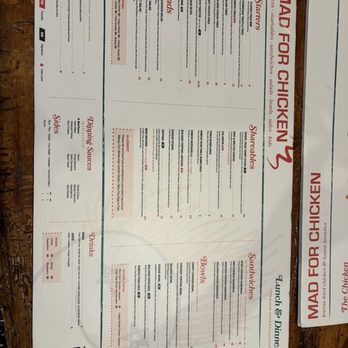 Mad For Chicken - Menu - Chicken Wings Near Me - Rockville Centre, New York Mad For Chicken - Menu - Chicken Wings Near Me - Rockville Centre, New York
