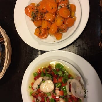 Taberna Coloniales - Marinated carrot and octopus/pulpo - very tasty - Spanish Near Me - Seville, SE