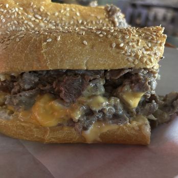 The Celtic Cross Tavern - Side view of cheesesteak - Bars Near Me - Philadelphia, Pennsylvania