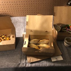 DelSur Empanadas - Fries, gf empanadas, salad and dipping sauces
