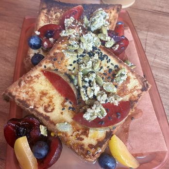Seedy - Coconut French toast - Coffee & Tea Near Me - Los Angeles, California Seedy - Coconut French toast - Coffee & Tea Near Me - Los Angeles, California