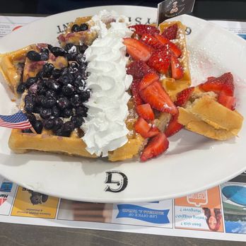 Grumpy's Restaurant - Waffle with all the toppings. - Diners Near Me - Yulee, Florida Grumpy's Restaurant - Waffle with all the toppings. - Diners Near Me - Yulee, Florida