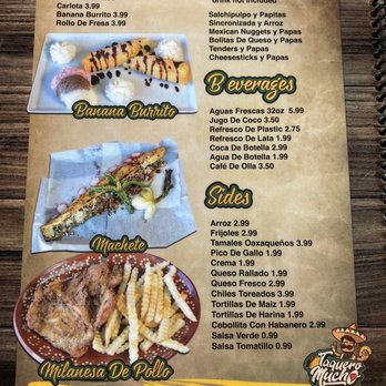 Taquero Mucho - Menu - Mexican Near Me - Louisville, Kentucky