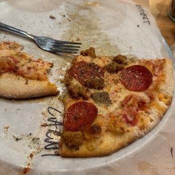 Artisan Pizza - meat pie!! No vegetarians here we eat them! - Pizza Near Me - Parker, Colorado