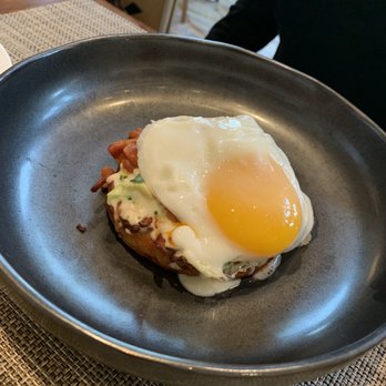 Zen Kitchen - Hash, bacon, tomatoes and egg. This mix was incredibly tasty! - Sushi Bars Near Me - Las Vegas, Nevada Zen Kitchen - Hash, bacon, tomatoes and egg. This mix was incredibly tasty! - Sushi Bars Near Me - Las Vegas, Nevada