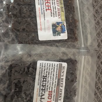 Suns Beef Jerky Pecos - My two are very tasty! - Meat Shops Near Me - Las Vegas, Nevada
