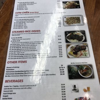 Pho 88 - Menu other side - Vietnamese Near Me - Renton, Washington
