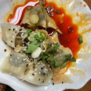 Dumpling Capital - Sichuan Hot Chili Oil Wontons - Dim Sum Near Me - Santa Clara, California
