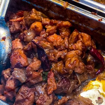 Express Wok - a variety of food items in trays - Chinese Near Me - Brea, California