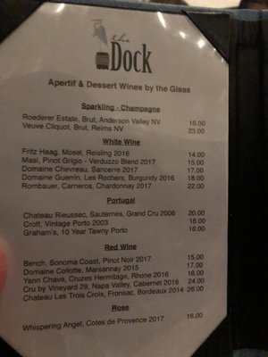 Menu photo 8 The Dock Newport Beach, CA